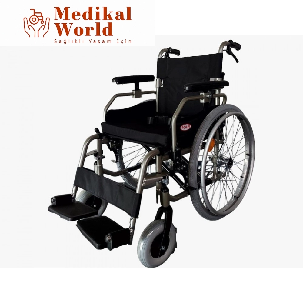 Poylin P967 Hafif Alüminyum Tekerlekli Sandalye